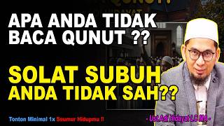 Download lagu Sholat Subuh Tidak Sah Tanpa Membaca Doa Qunut? Apakah Benar?  Adi Hidayat MA mp3