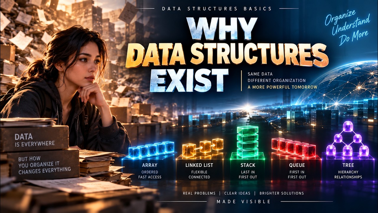 Data Structures Explained Visually | Complete Course