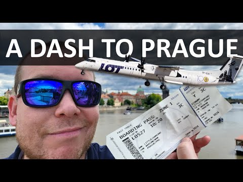 Salas VIP e voos: LOT Polish Airlines de Varsóvia (WAW) para Praga (PRG).