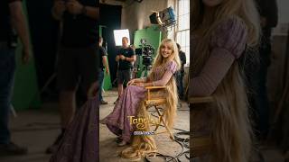 “If Rapunzel Had a Live Action… This Would Be the Behind the Scenes#disney #rapunzel #tangled