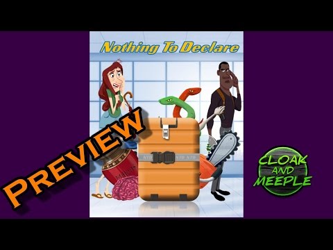 Cloak and Meeple: Preview, Nothing to Declare