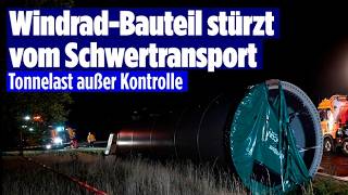 BAYERN: Schock am Kreisverkehr – 67-Tonnen-Koloss landet im Graben!