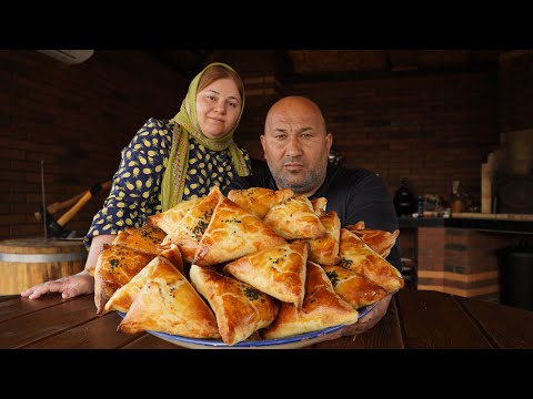 The most puff homemade samsa. From Uzbekistan with love