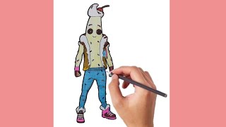 How to draw LIL SPLIT Skin from Fortnite|Fortnite OG Season skins #fortnite #fortniteogskins