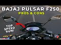2024 Bajaj Pulsar F250 - Ride Review | Top Speed Run | Pros & Cons #bajajpulsarf250