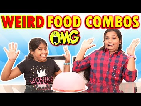 Weird Food Combinations People Love l Food challange l Ayu and Anu twin sisters Video