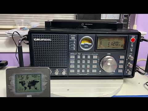 1120 AM - KMOX St Louis, Missouri. Heard in Houston, Tx on Grundig Satellit 750 and ferrite bar ant.