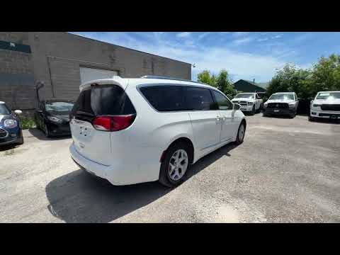2019 Chrysler Pacifica Touring L Plus I Uconnect Theatre Group I 8 passenger I Advanced Safety Tec Group in White for sale at Boyer Chrysler Dodge Jeep Ram Fiat Cobourg in Cobourg, ON