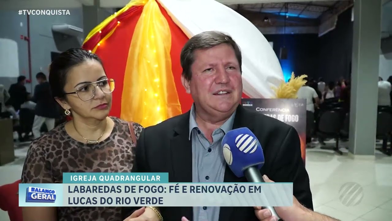 Conferência Labaredas de Fogo reúne fé e tradição na Igreja Quadrangular de Lucas do Rio Verde