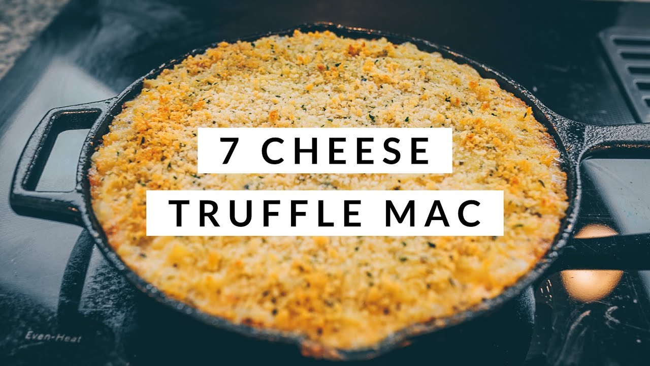 Truffle Mac and 7 Cheeses | 7 Cheese Truffle Mac | Chef Lorious