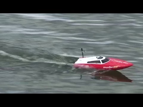 Volantex RC - Vector 28 (Mini RC Boat) - Review and Run