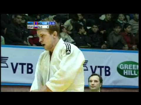 Judo World Masters in Baku 2011:   -66kg final HASHBAATAR, Tsagaanbaatar (MGL) - DRAKSIC, Rok (SLO)