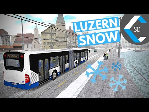 OMSI 2 [Addon Luzern] | Linie 24 Snow | Gameplay No Commentary | 1440p 60fps