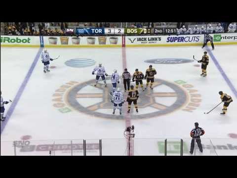 Gardiner Goal - Leafs 3 vs Bruins 2 - Jan 14th 2014 (HD)