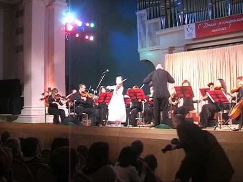 Rybkina Sofia. Central Music School. 10 years old. J.S. Bach. Concert. I Movement.