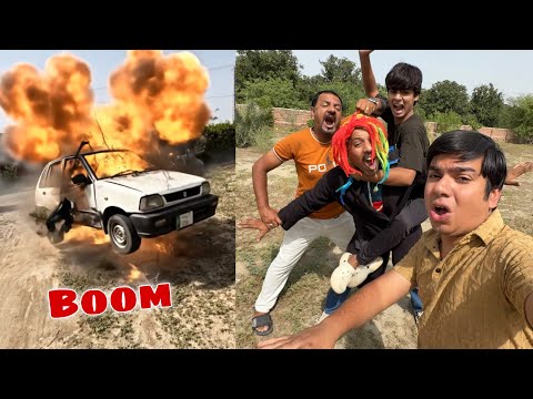 Qasai Ki Car Ko Boom Sy UDAA Dea 😱
