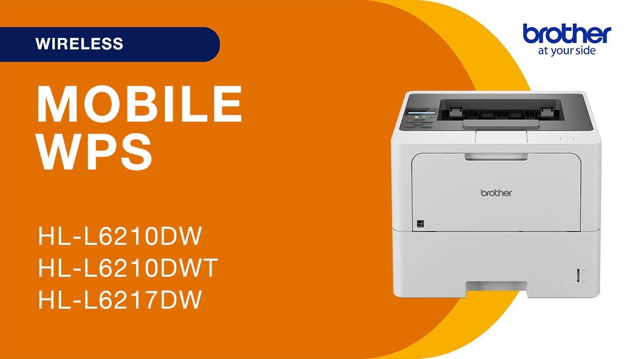 HLL6210DW set up wireless with WPS - mobile device