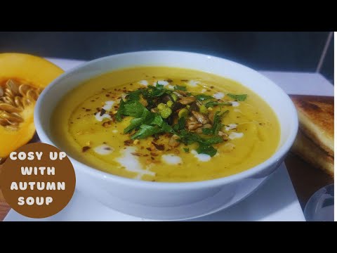 Roasted Pumpkin & Parsnip Soup - A Creamy & Flavourful Autumn Delight | Easy Soup Recipe 🥣❤