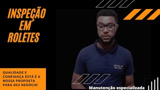 inspeção em roletes correia transportadora