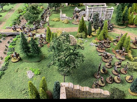 MESBG Battle Report; Gondor vs Mordor 800pts