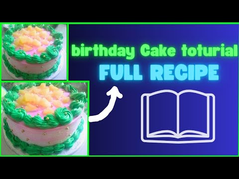 Birthday cake recipe| Sobia cooking experience|🎂
