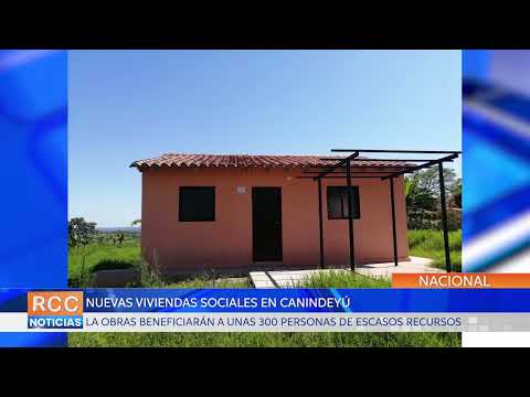 Familias del departamento de Canindeyú serán beneficiadas con viviendas sociales