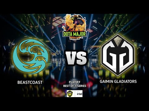 BEASTCOAST VS GAIMIN GLADIATORS HIGHLIGHTS - PLAYOFF ESL ONE STOCKHOLM MAJOR 2022