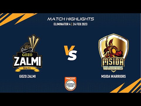 Eliminator 4 - GZZ vs MSW | Highlights | FanCode ECS Malta | Malta 2023 | ECS23.104