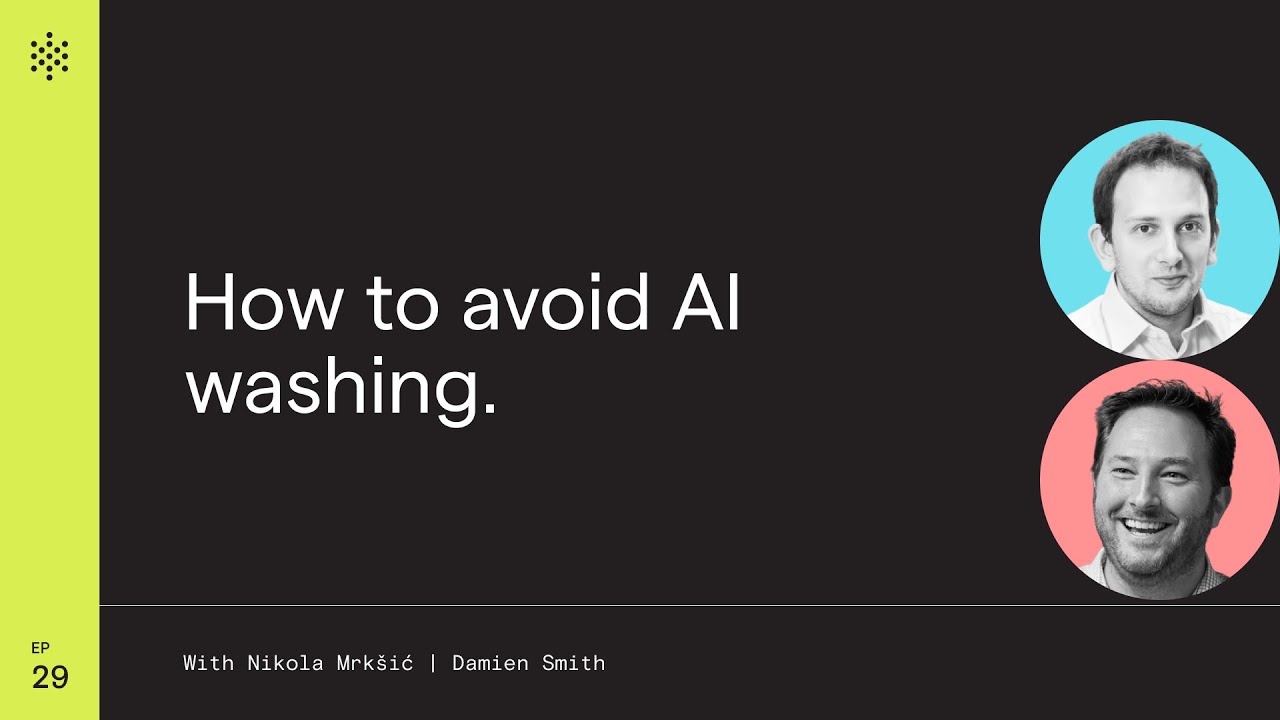 How to avoid AI washing.