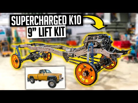 K10 Squarebody + 9 Inch Lift + 1 Ton Axles - Lifted & Supercharged Chevy K10 Truck Ep. 2