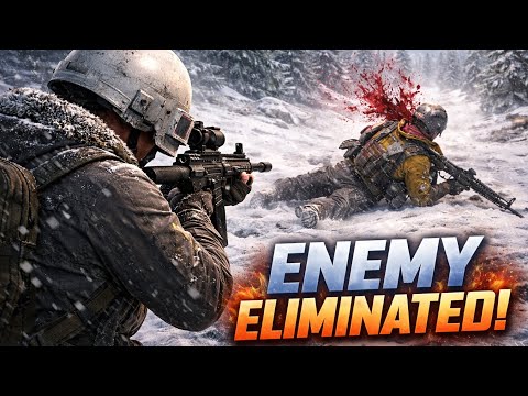 Snow Ambush ❄️ | Enemy Eliminated PUBG