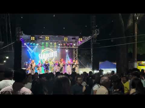 orquesta San Vicente concierto en las fiestas patronales de tecapan  Usulután 2025 