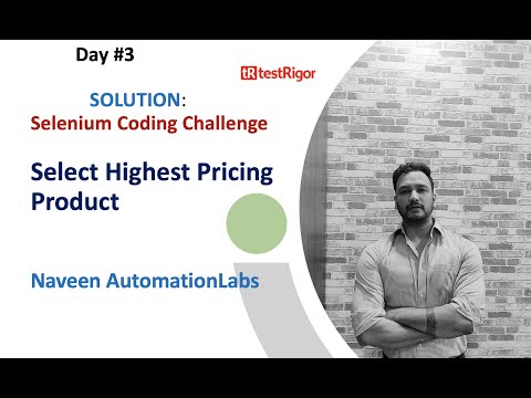 Day 3 Solution Selenium Coding Challenge