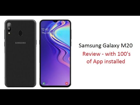 Samsung Galaxy M20 Review - 100's of App Installed