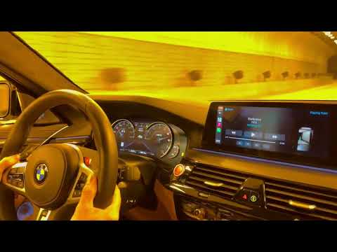 BMW F90 M5 Comp with Evolution Racewerks catless downpipes 40 pull