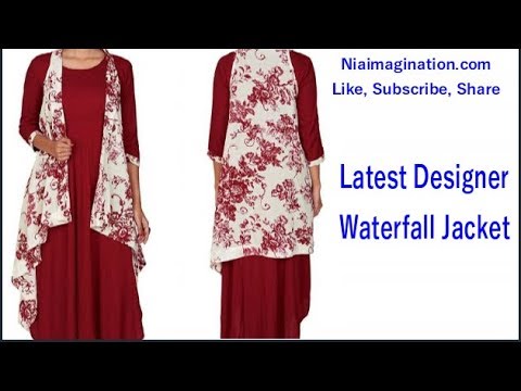 latest waterfall Shrug/Jacket stitching करने का तरीका | in Hindi