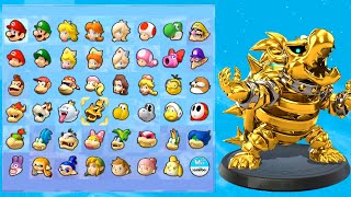 *New* Playable Dry Gold Bowser in Mario Kart 8: Deluxe