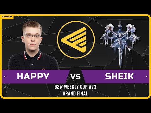 WC3 - [UD] Happy vs Sheik [UD] - GRAND FINAL - B2W Weekly Cup #73