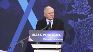 Jarosław Kaczyński - Wystąpienie Prezesa PiS w Białej Podlaskiej