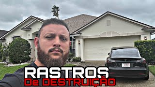 FURACÃO MILTON DEIXA RASTROS DE DESTRUIÇÃO NA FLÓRIDA