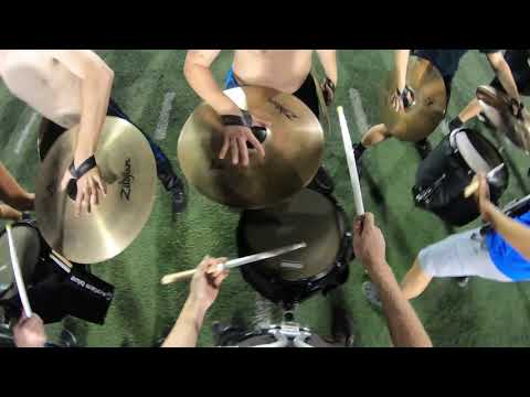 RCC Marching TIgers 2018 Snare Cam - Last Night Rehearsal
