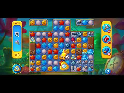 Fishdom level 10719 no boosters フィッシュダム ノーマル