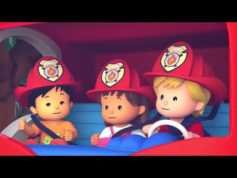 Out In The Fire Truck! ⭐ Little People ⭐ New Season! ⭐ Compilation