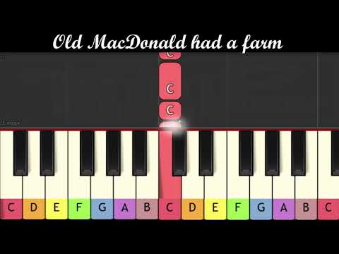 Nursery Rhymes - Old MacDonald had a farm (Piano for children)