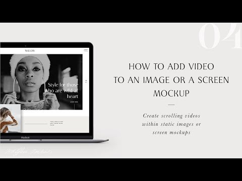 How To Insert Video into an Image or Screen Mockup