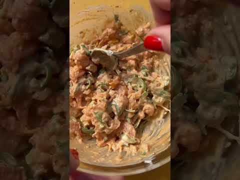 Sushi Crispy Rice Waffle Sandwich with spicy salmon and avocados is freaking delicious. 👌🏼🤤💫🔥