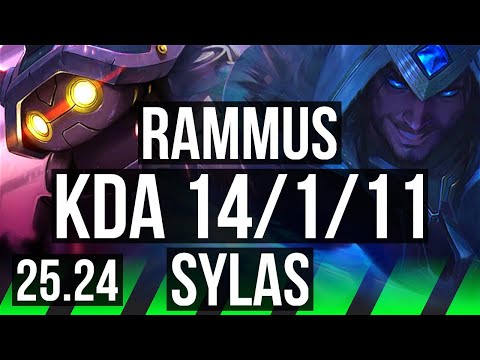 RAMMUS vs SYLAS (JGL) | 14/1/11, 27K damage | NA Master | 25.24