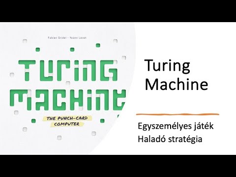 Turing Machine - Egyszemélyes végigjátszás - Haladó stratégia - Robert SoloPlay