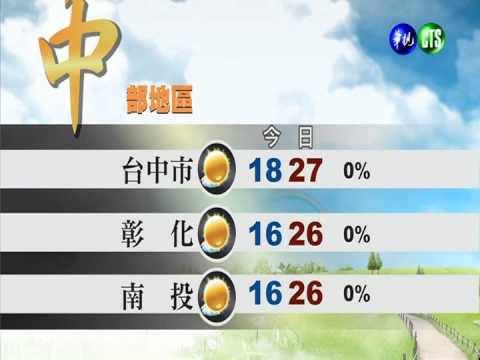 各地多雲到晴 假日出遊好天氣