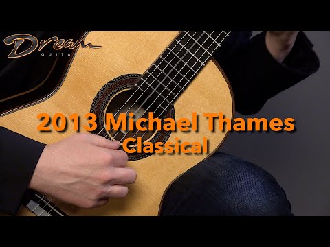 2013 Michael Thames Classical, Brazilian Rosewood/Spruce image 26
